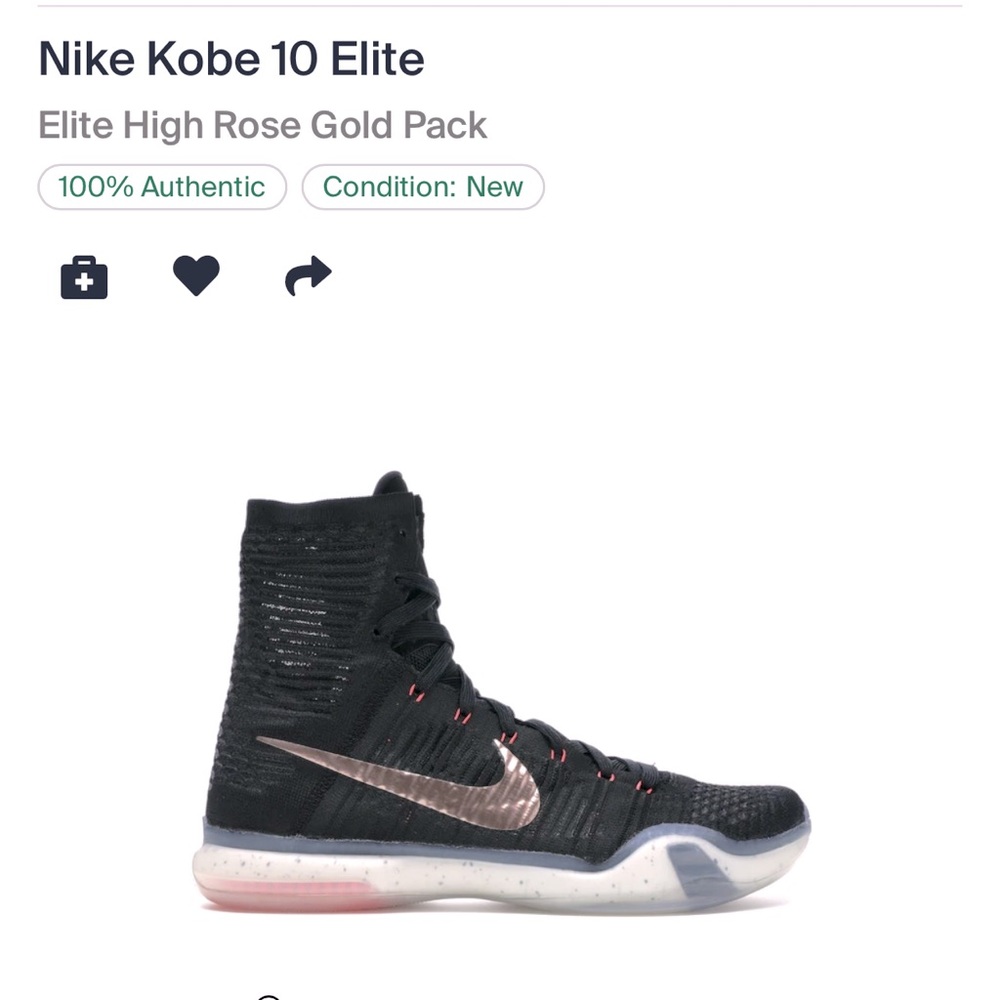 Nike Kobe 10 Elite
Elite High Rose Gold Pack
